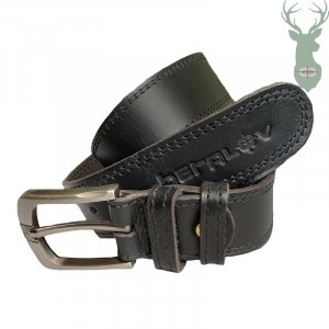 BETALOV kožený opasok - čierny I