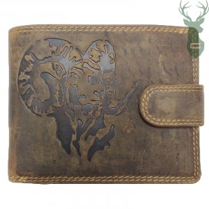 Giorgio Carelli kožená penaženka - Muflón