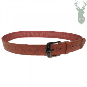 Hubertus kožený opasok - BROWN