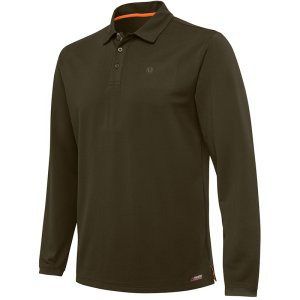 Tech Corporate polo tričko LS - Green Moss