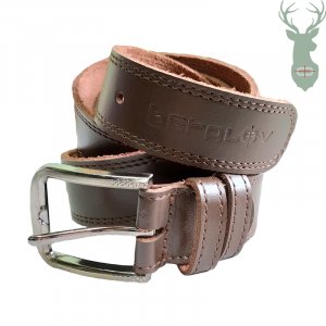 BETALOV kožený opasok - hnedý