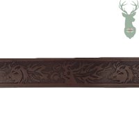 Kožený opasok - Jeleň a Diviak