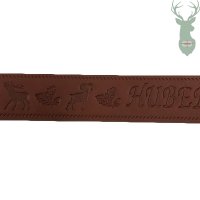 Hubertus kožený opasok - BROWN