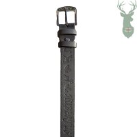 Hubertus kožený opasok - DARK