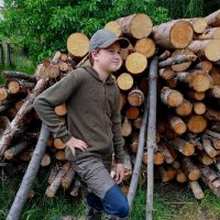 C.I.T - Sveter detský na zips Jeleň