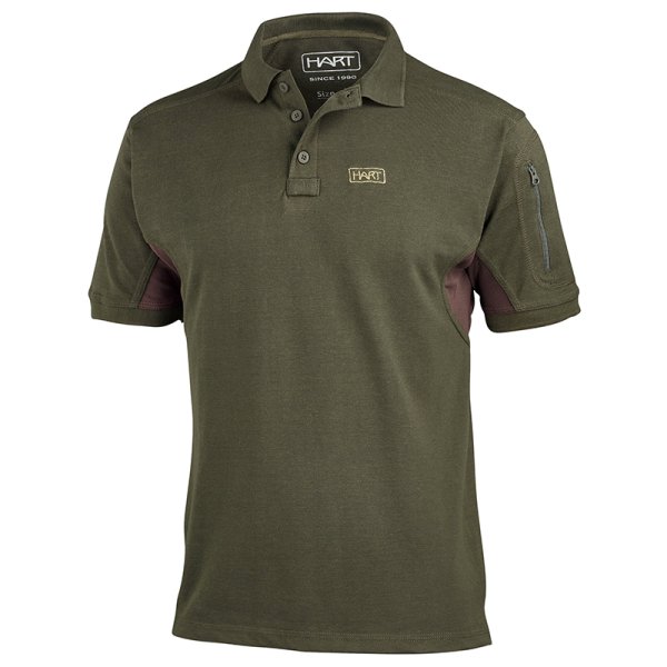 IVORY polo tričko - Dark Olive
