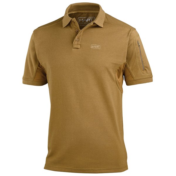 IVORY polo tričko - Brown