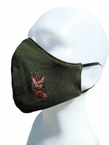 Rúško vyšívané - srnec