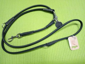 Kožené vodítko čierne SOFT